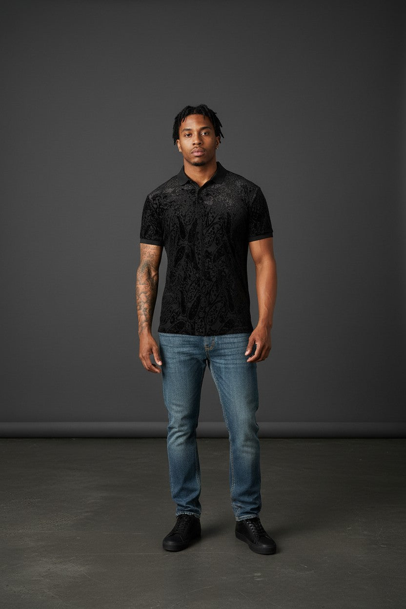Men's Paisley Passion Polo Shirt