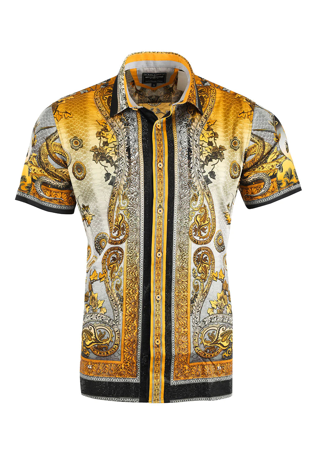 Barbas Exquisite Peacock Feather Shirt T-SHIRTS Barabas Collection Vercini
