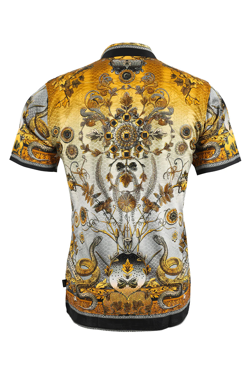 Barbas Exquisite Peacock Feather Shirt