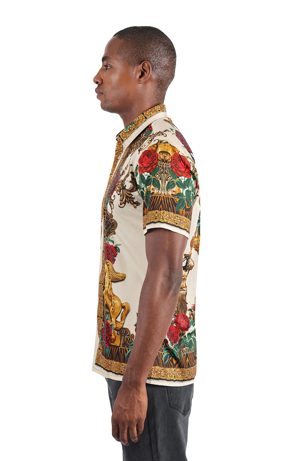 Barabas Men's Wildflower Wrangler Short Sleeve Shirt