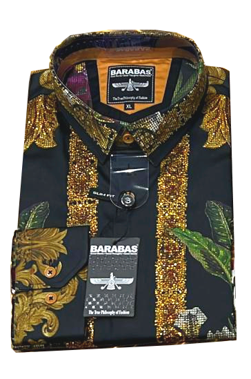 Barabas Men's Bingo Long Sleeve Shirt