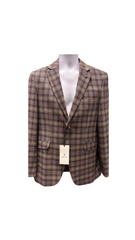 Men Checkered Casual Blazer