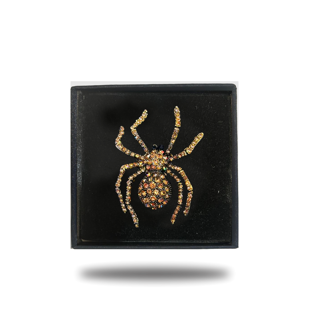 Spider Crystal lapel pins