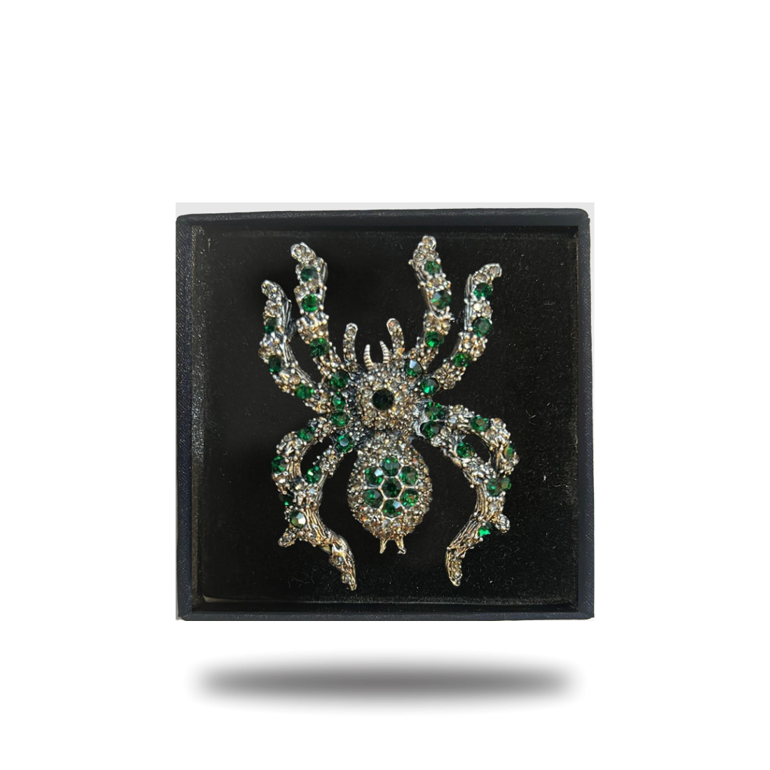 Big Spider Crystal Lapel pins