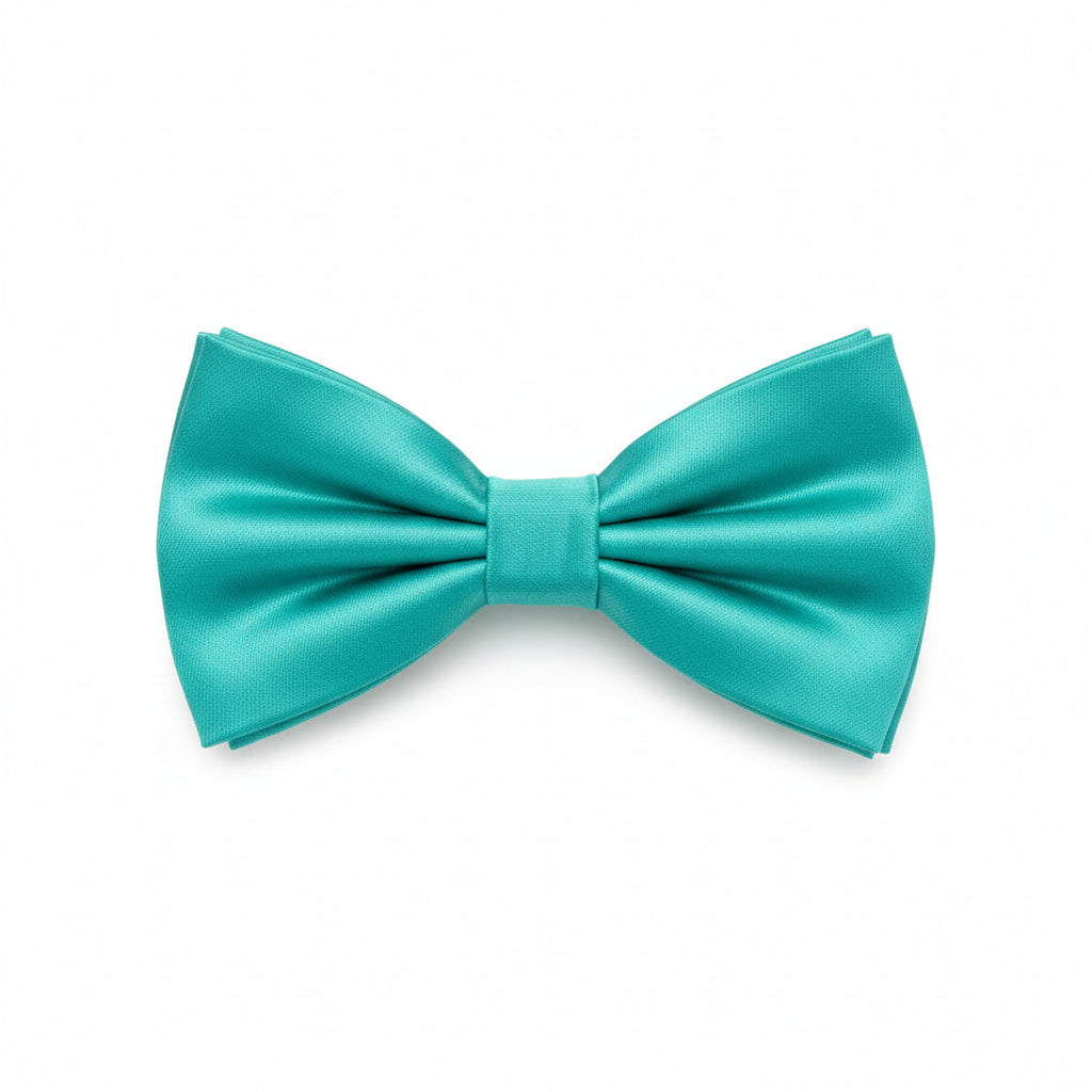 Solid Pre-Tied Bow Ties & Hankies