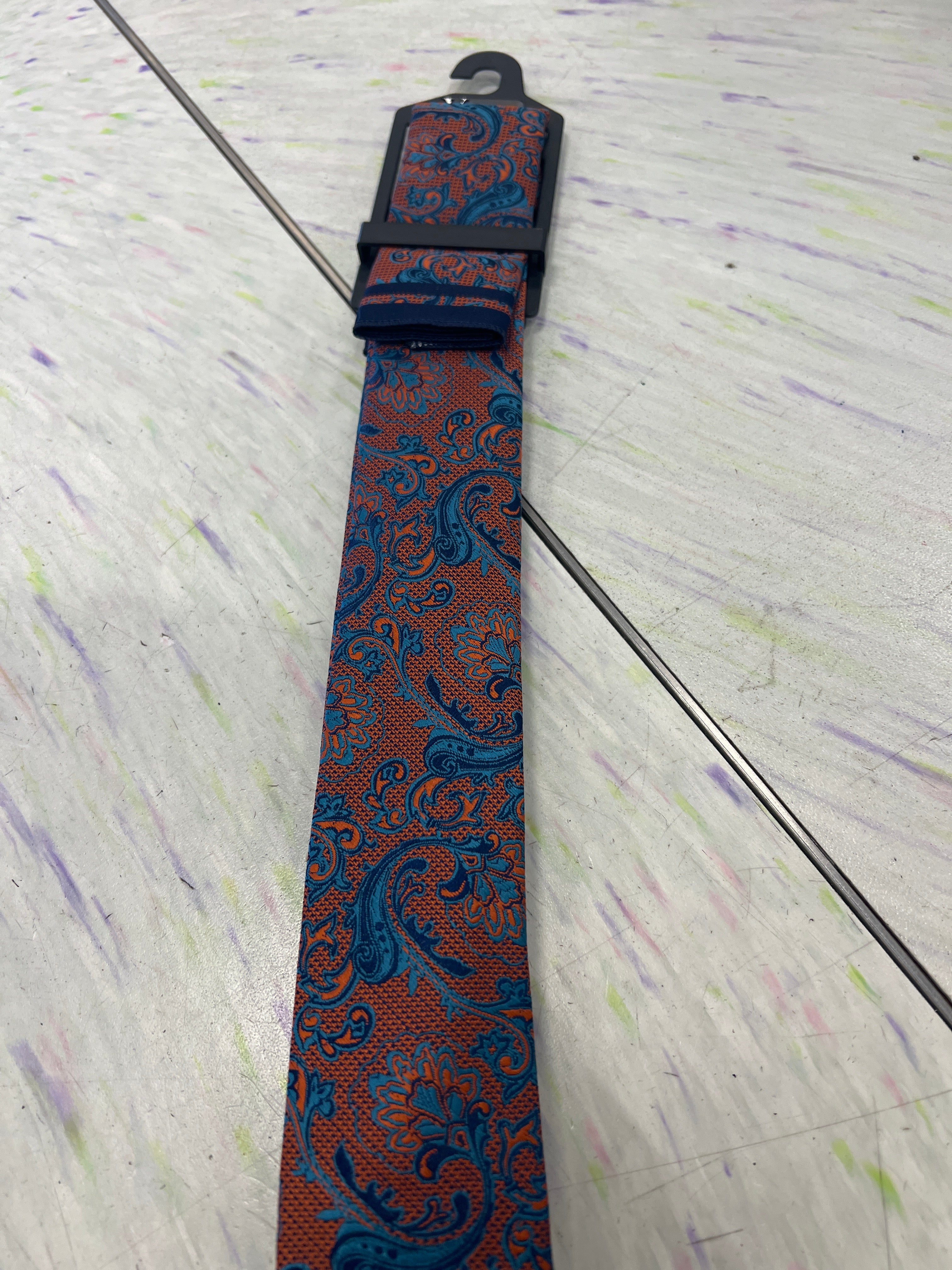 Vercini Necktie paisley flower