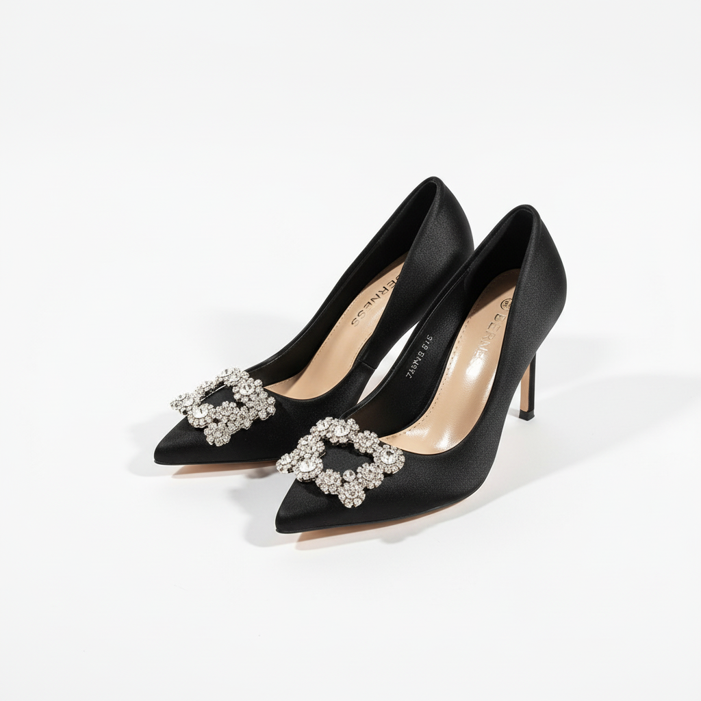 CRYSTAL EMPRESS HEELS