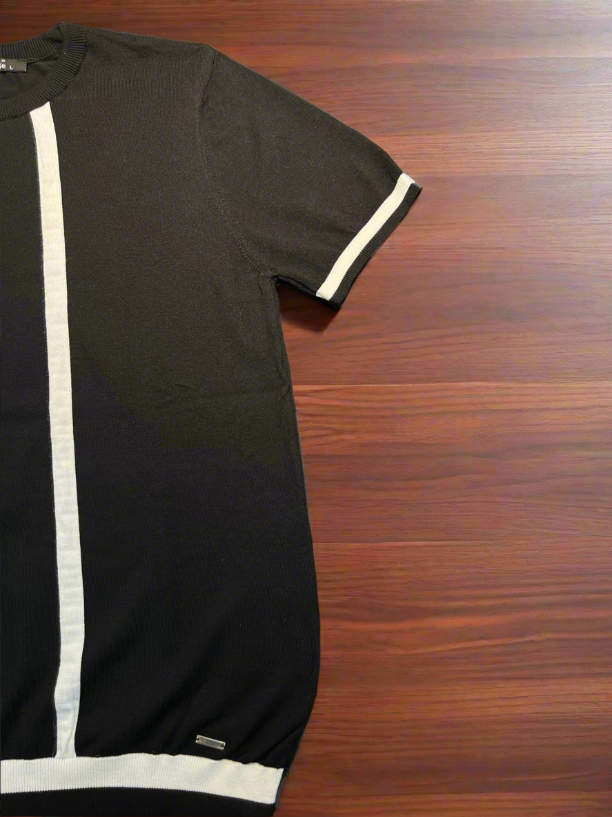 Vercini by CE&CE Striped Polo – Refined Comfort in Classic Tones