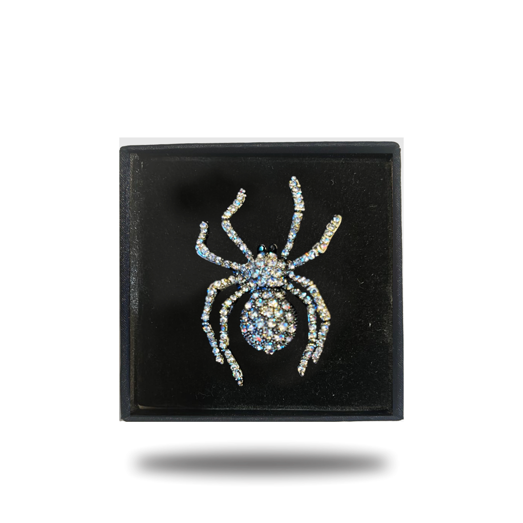 Spider Crystal lapel pins