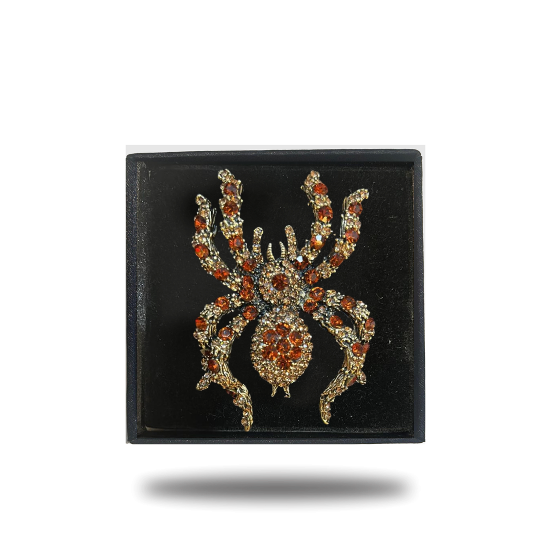 Big Spider Crystal Lapel pins