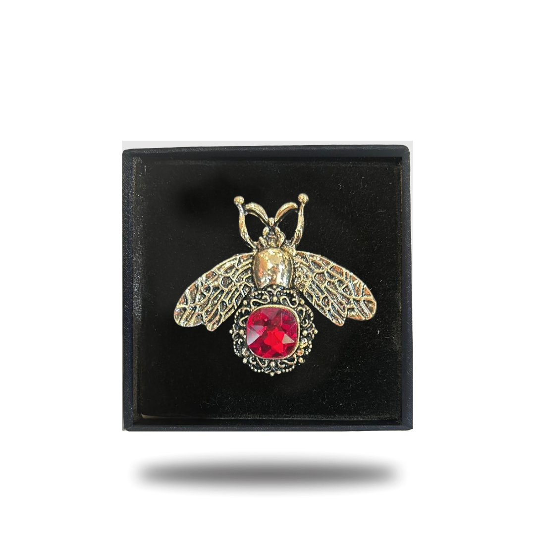 Bee Queen Crystal  Lapel pins