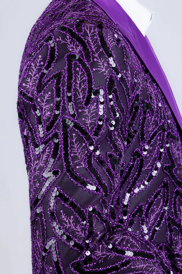 Collins Sequin Blazer - Luxury Embellished Formal Jacket