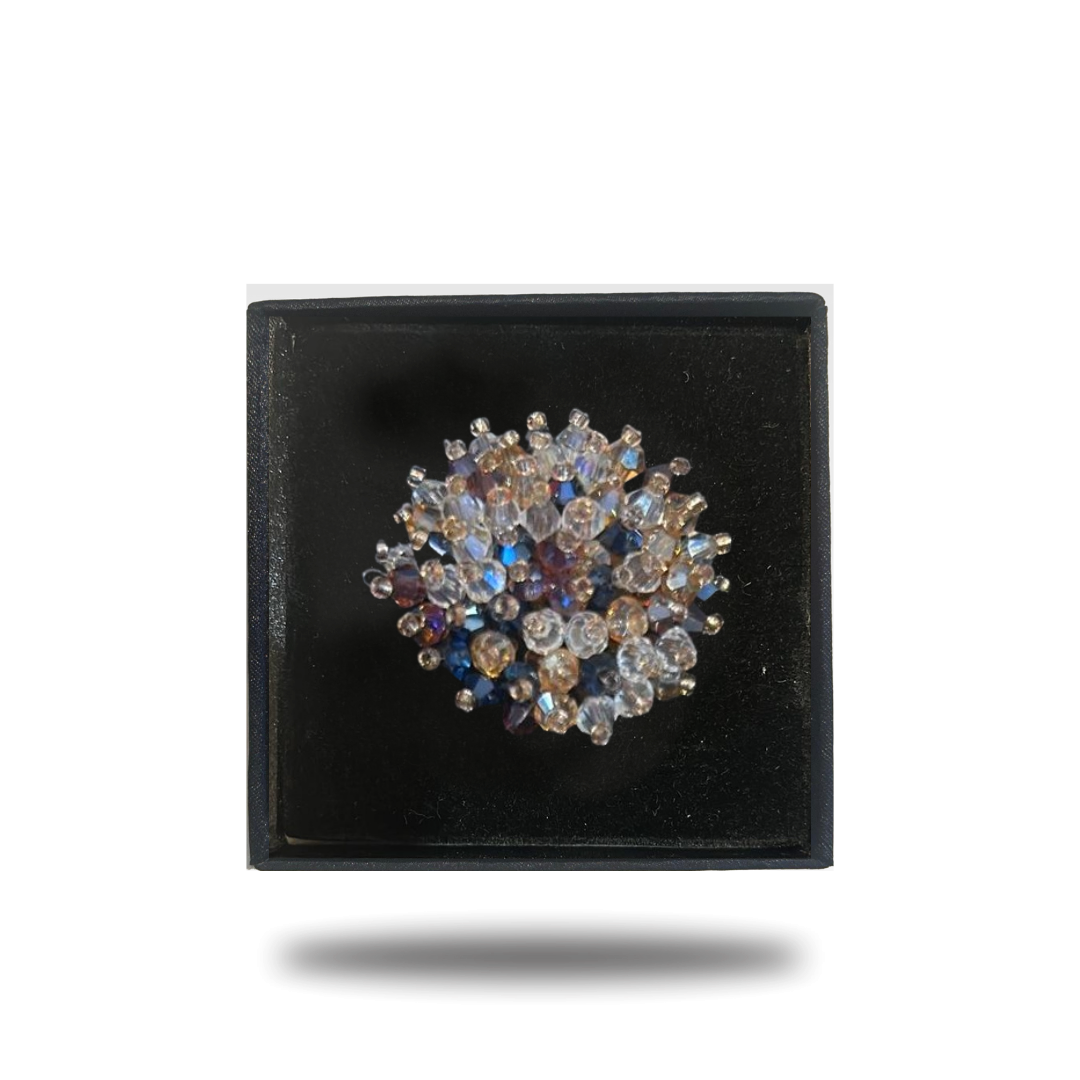 Crystal Bloom Lapel pins
