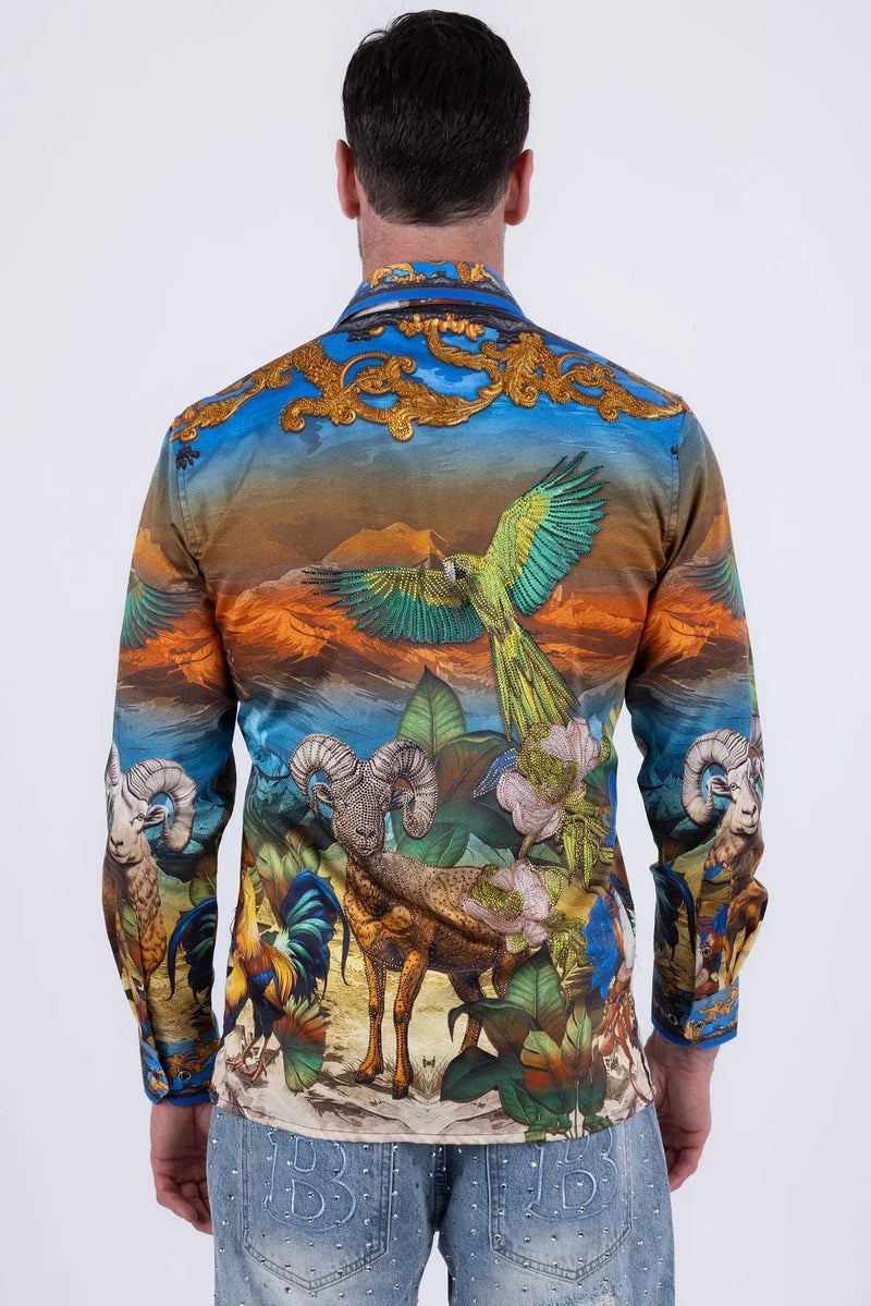 Savanna Rhinestone Long Sleeve Shirt