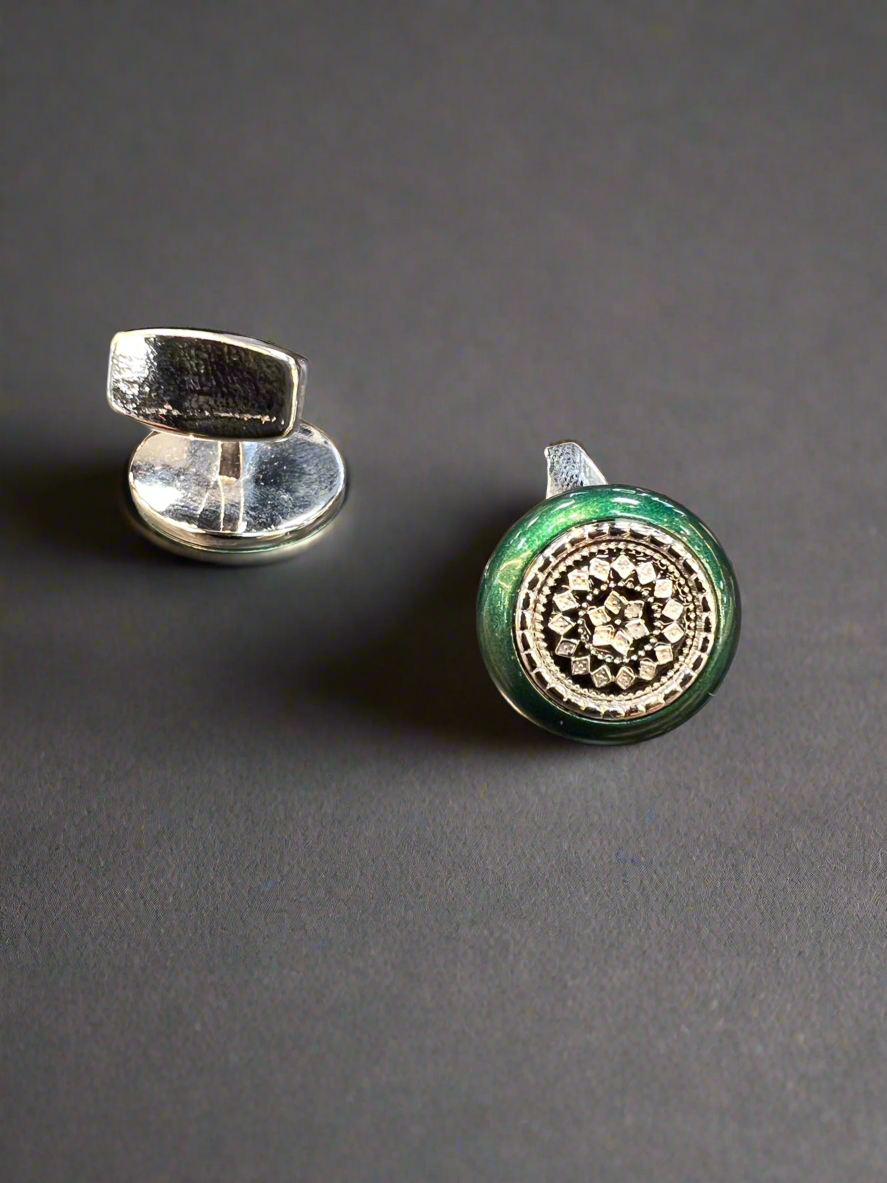 Vercini Multi-Tone Elegance Cufflinks – Sophisticated Accents in Every Shade