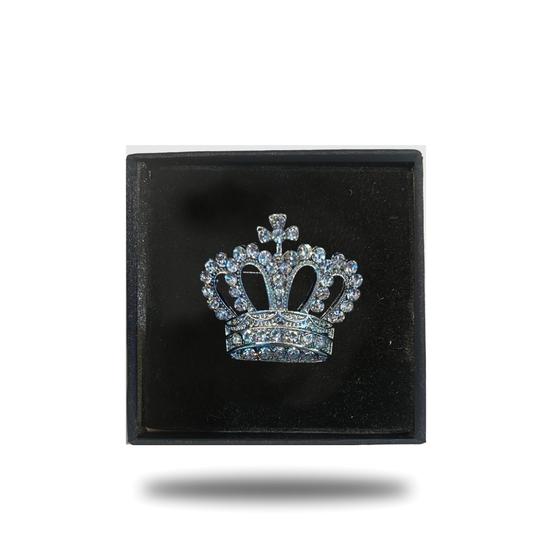 Crown Crystal lapel pins