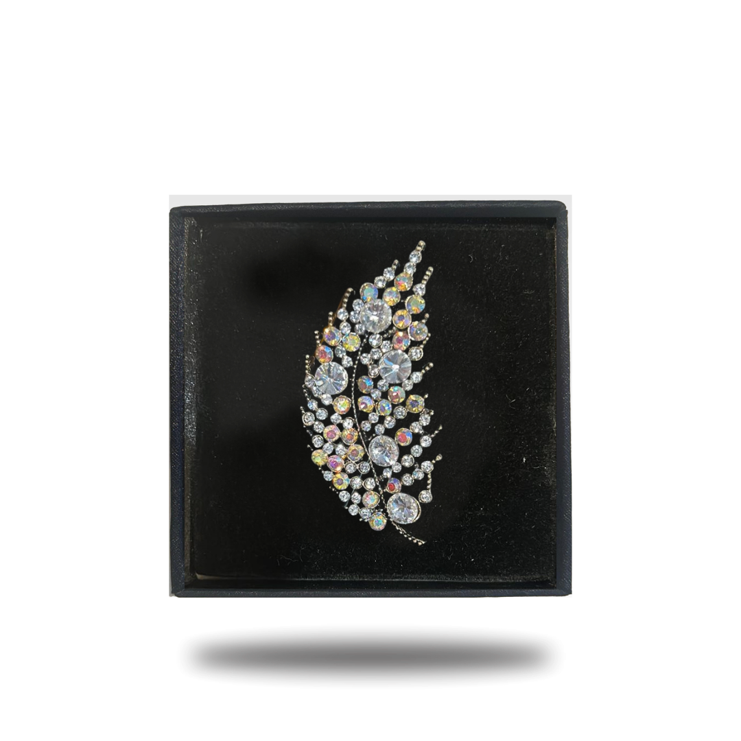 LEAF Crystal Lapel pins