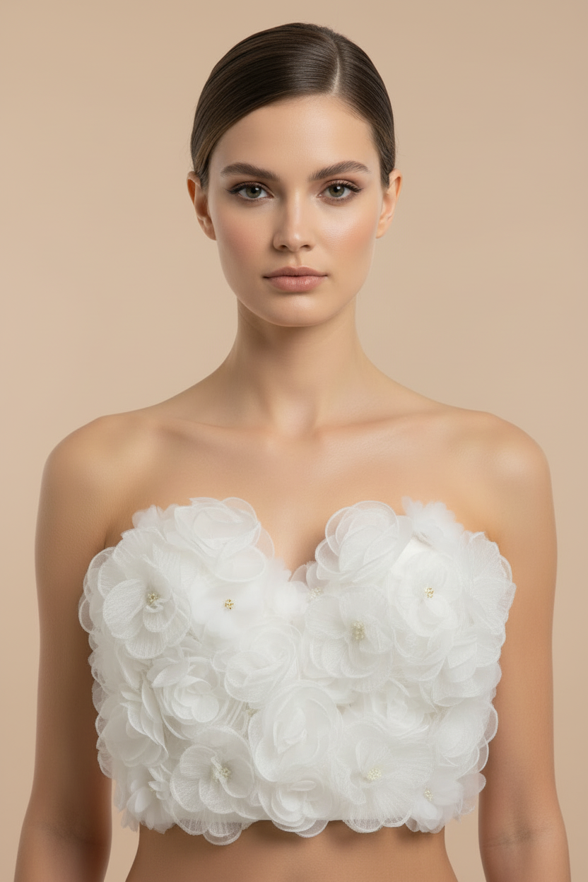 FLOWER BUSTIER