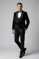Vercini Signature Velvet 3-Piece Tuxedo