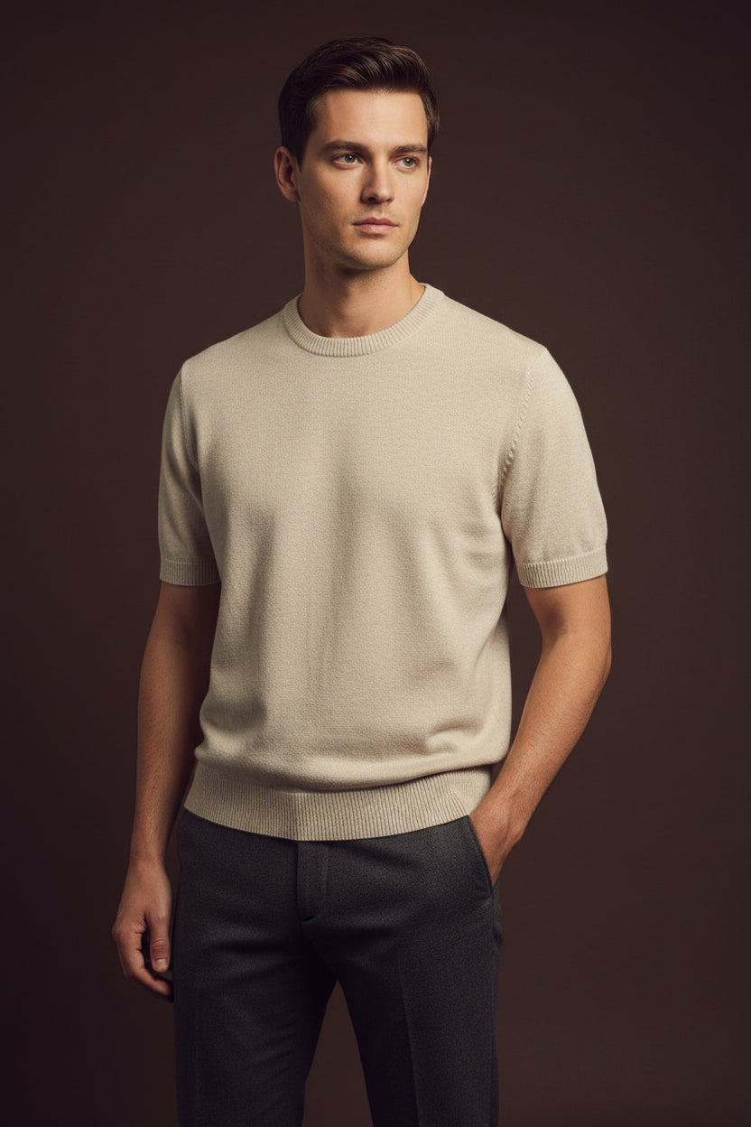 T-shirt sweater short sleeve for Spring