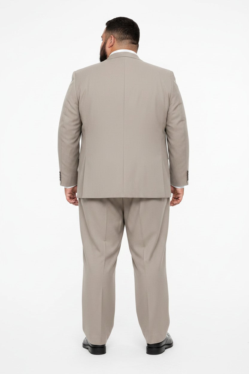 Men’s Classic Fit 3-Piece Suit – Big & Tall