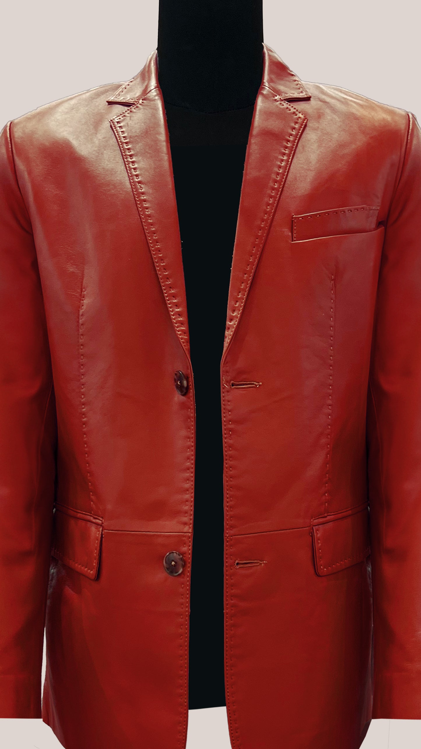 Vercini Premium Leather Blazer