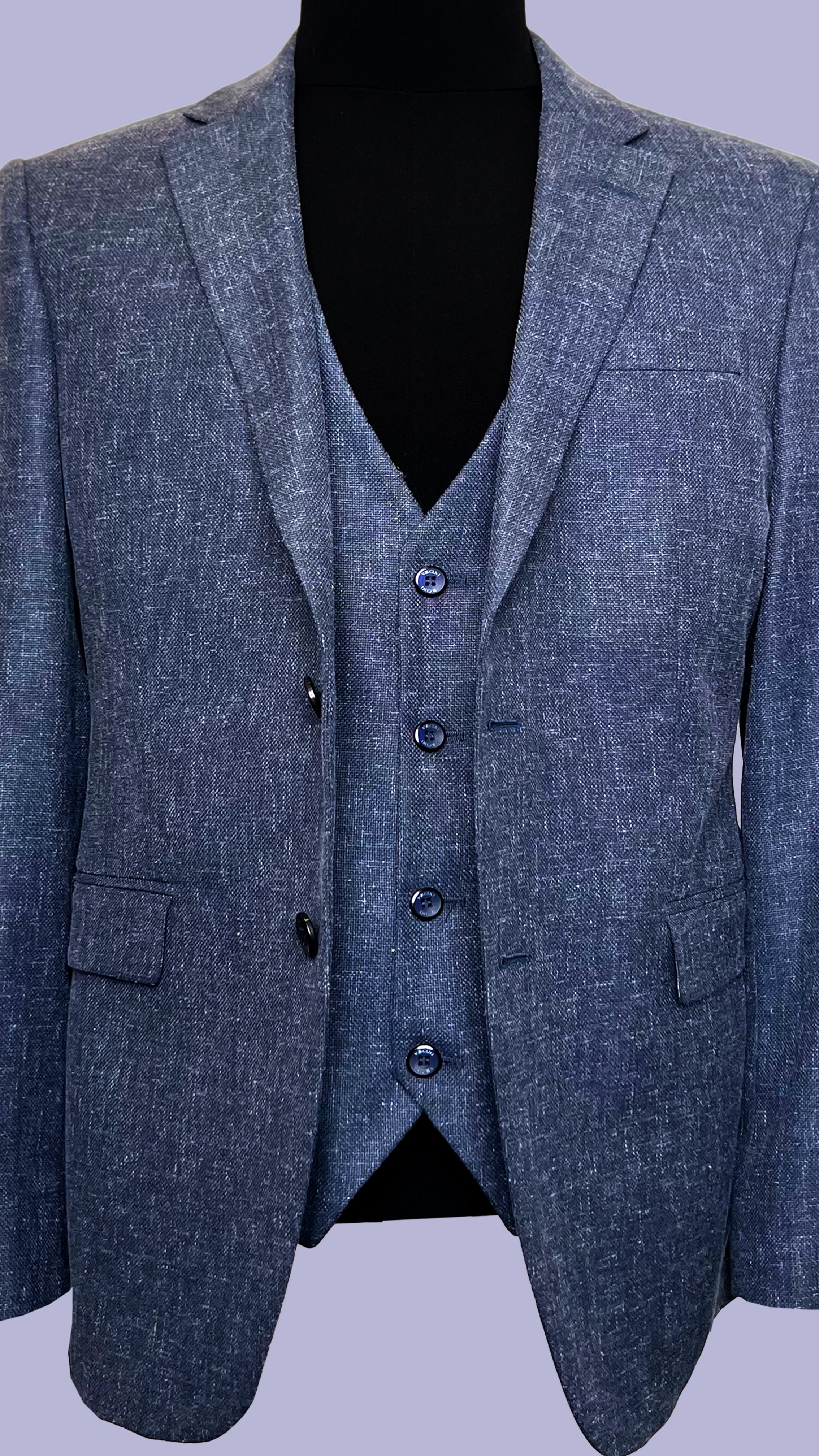 Royal Twilight Three-Piece Suit