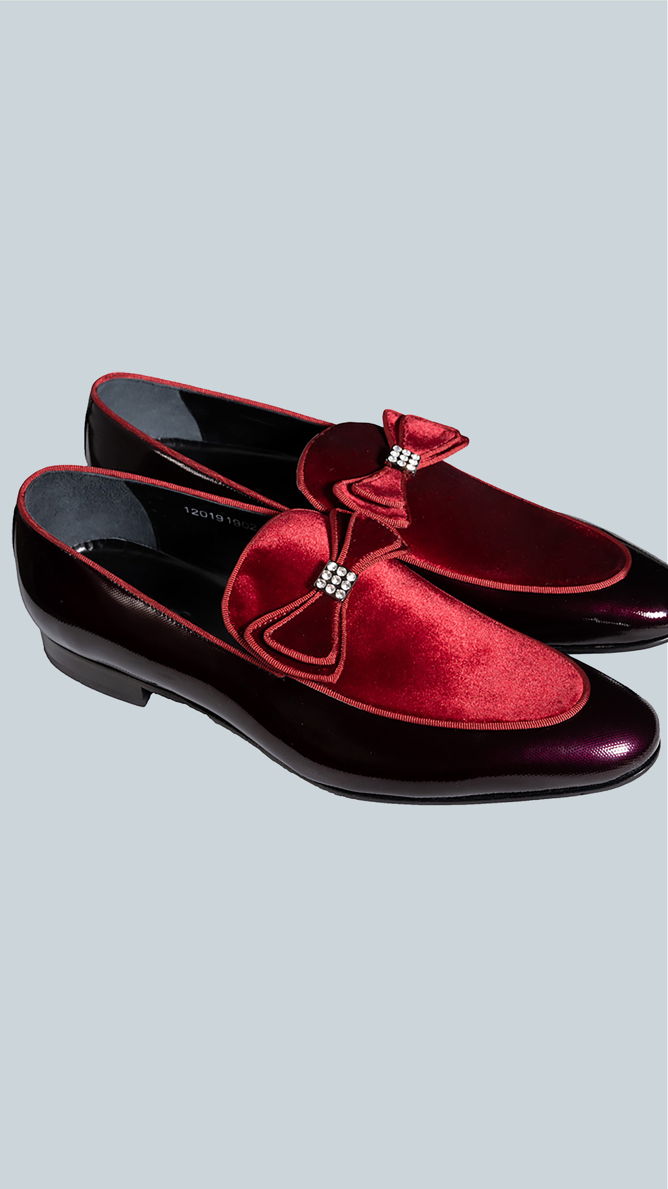 Navy blue shoe velvet