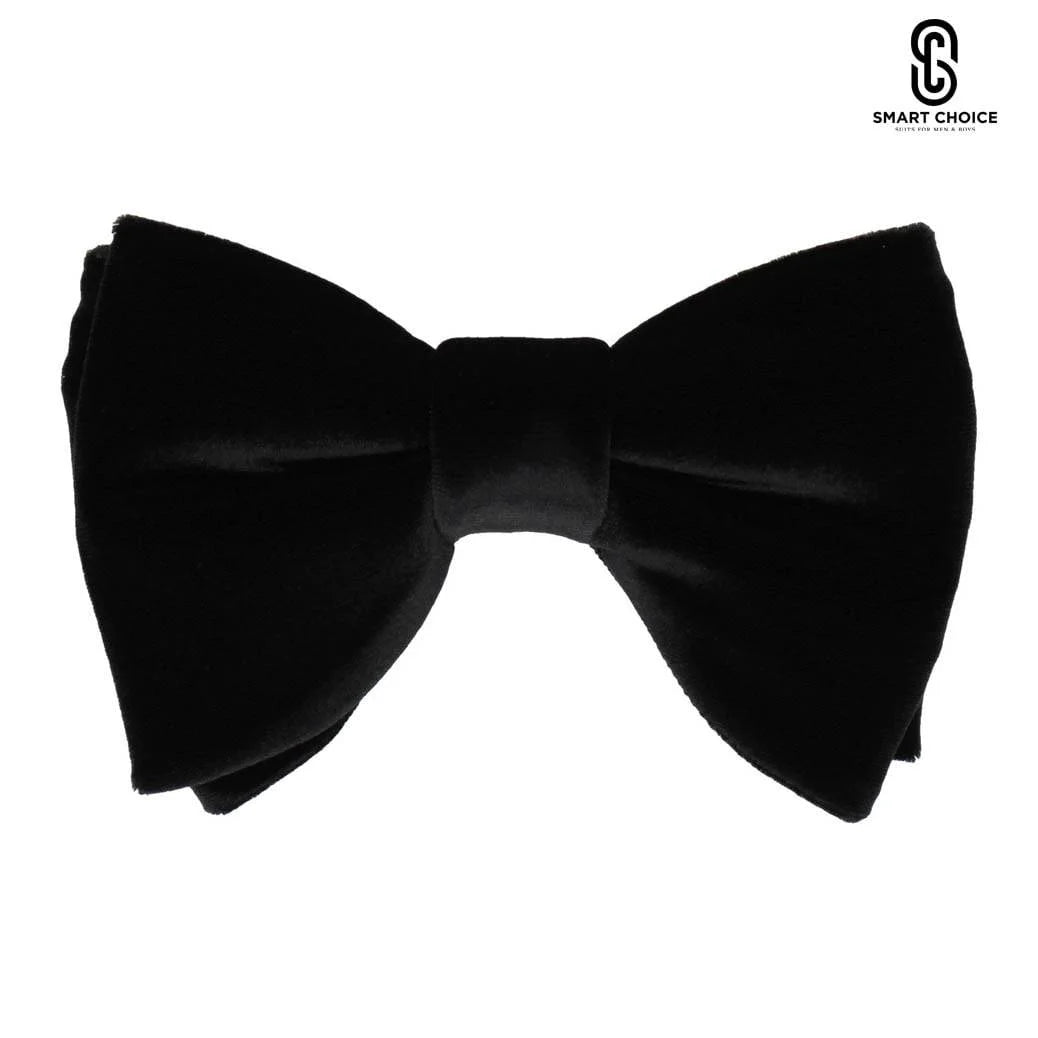 Black Silk Bow Tie, Self-Tied