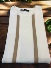 Vercini by CE&CE Striped Polo – Refined Comfort in Classic Tones