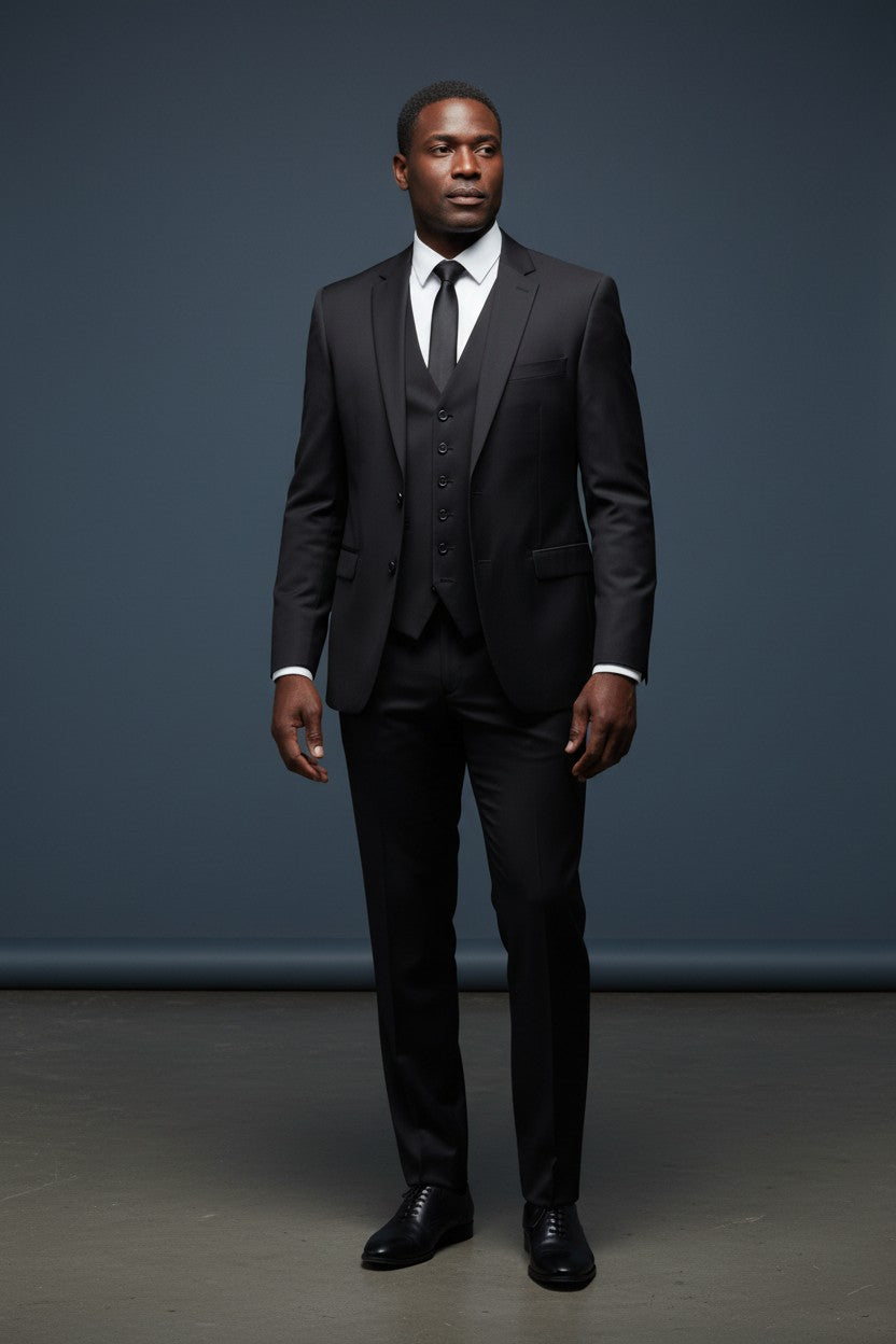 Solid Tailored Suit