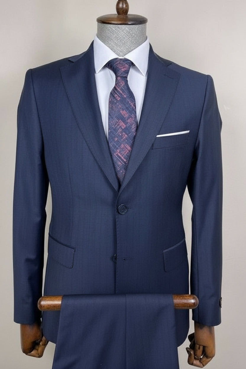 Vercini Imperial Navy Wool Suit
