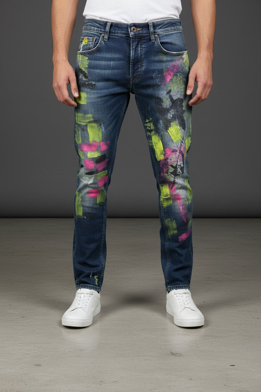 LES D.SIGNERS LES106 — Blue Slim Denim