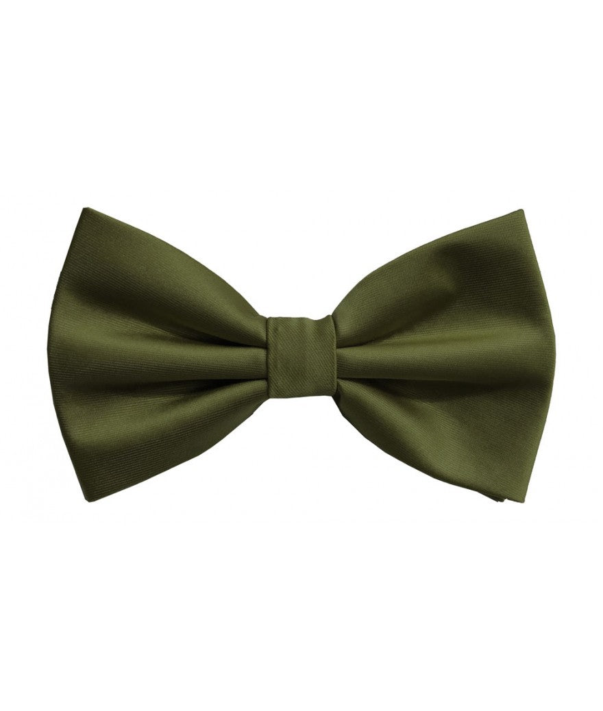 Solid Pre-Tied Bow Ties & Hankies