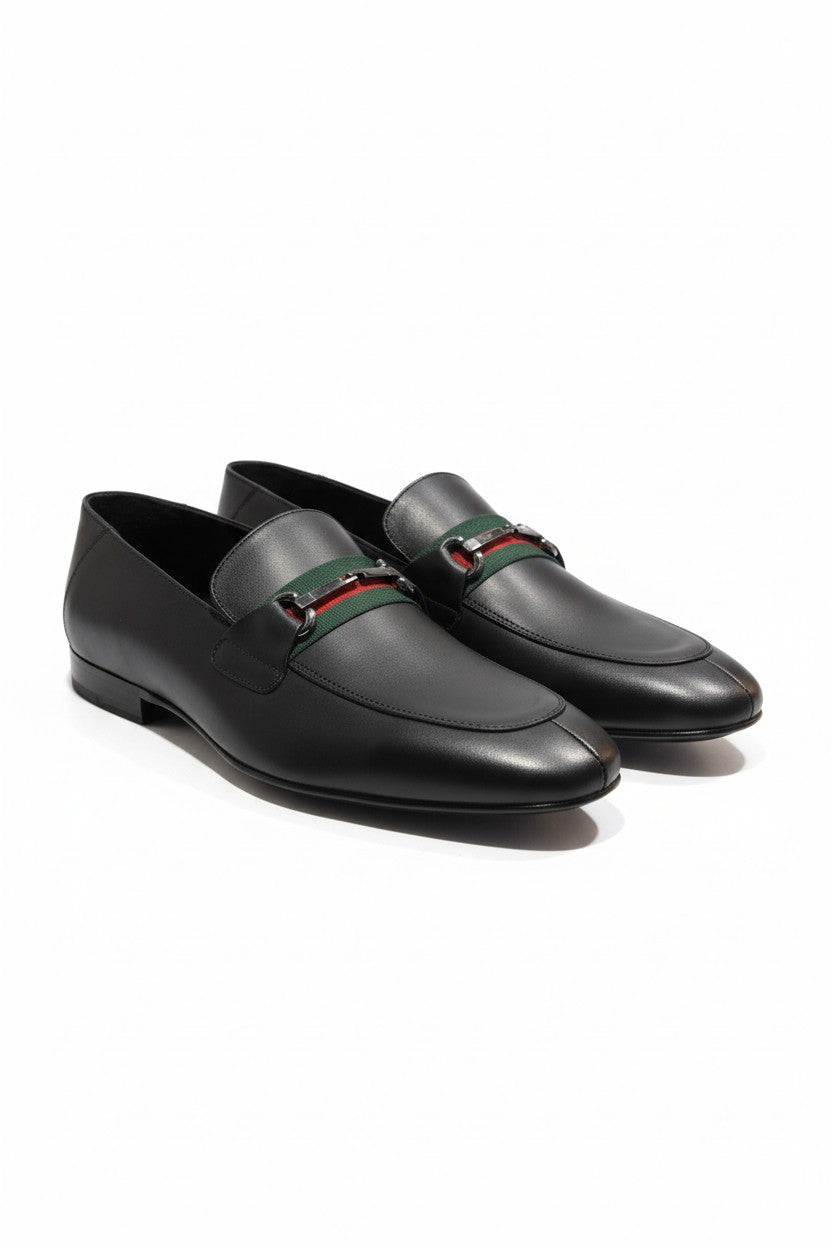 Men’s Leather Loafer with Horsebit Detail