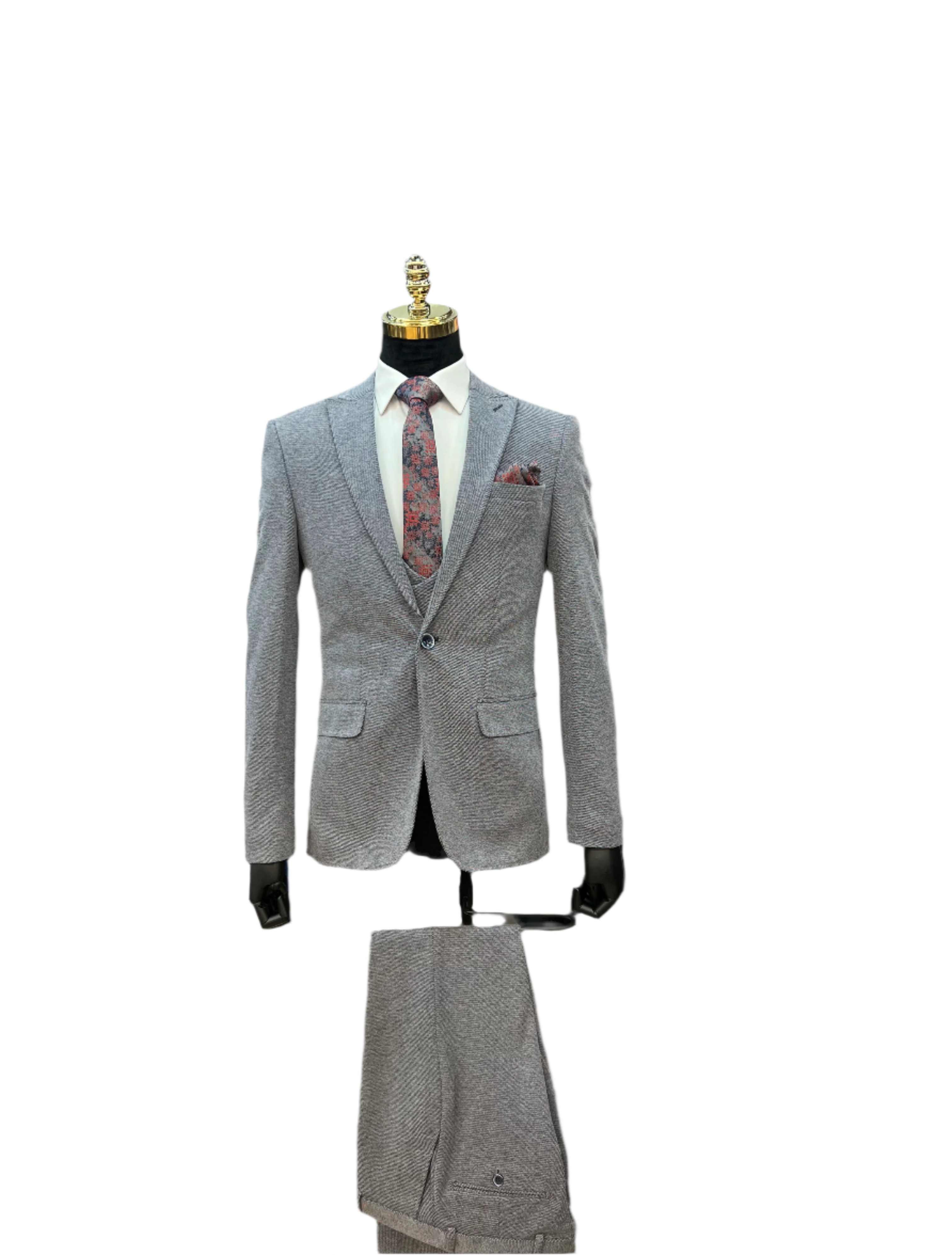 Smart & Stylish 3-Piece Suit – Effortless Elegance