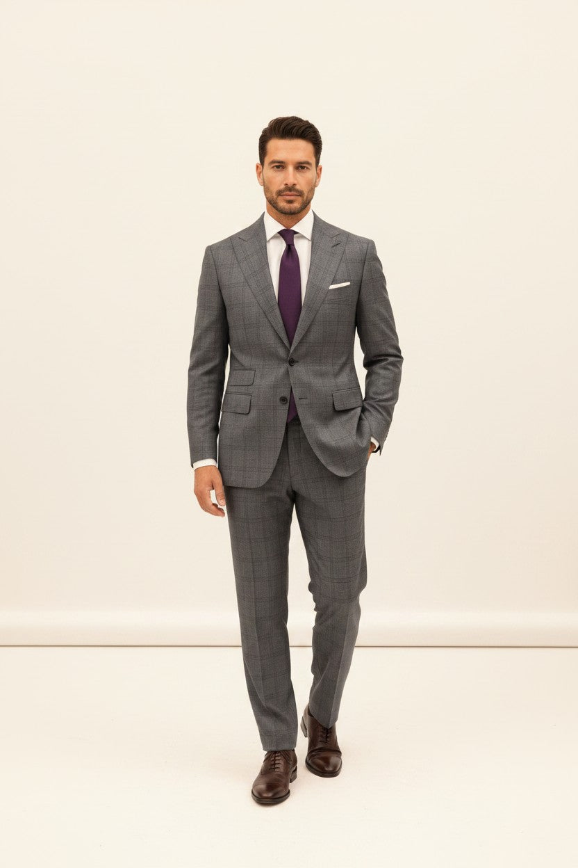 Vitale Barberis Canonico Glen Plaid Suit