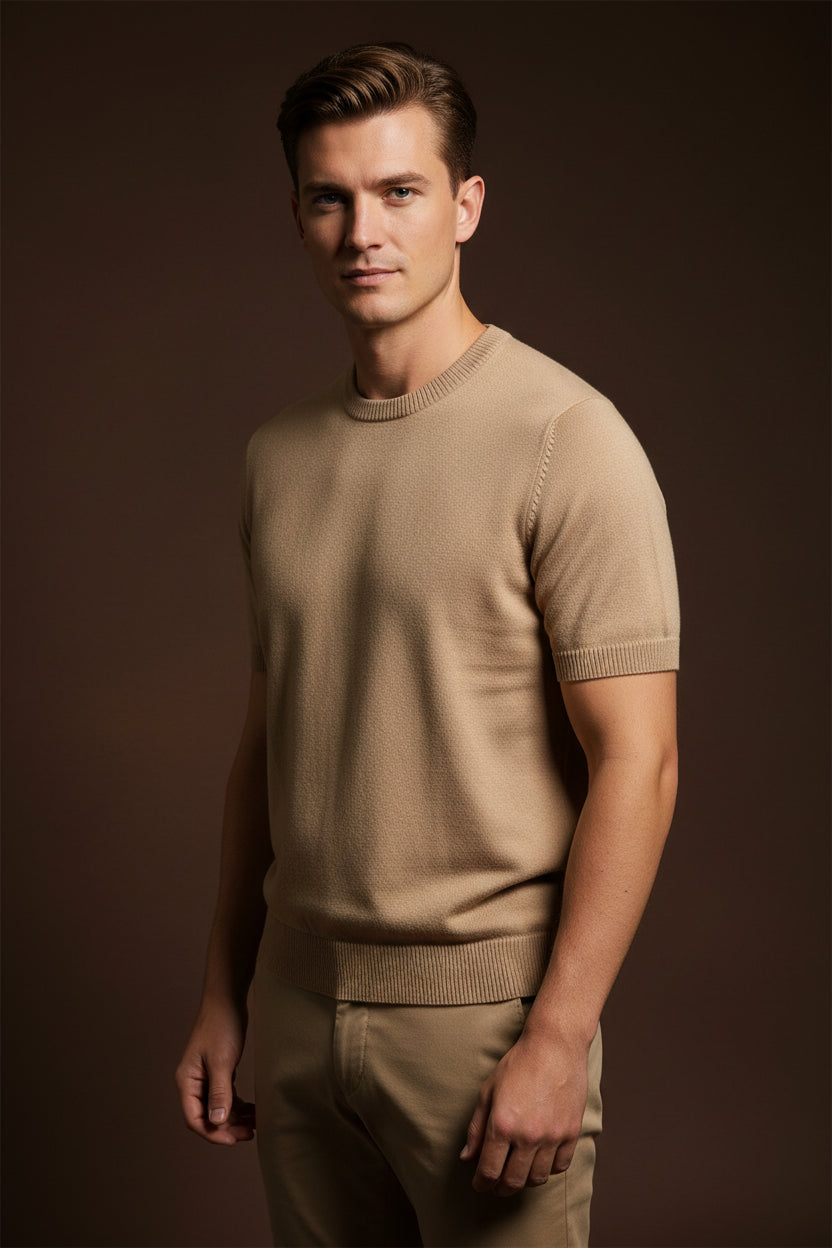 T-shirt sweater short sleeve for Spring