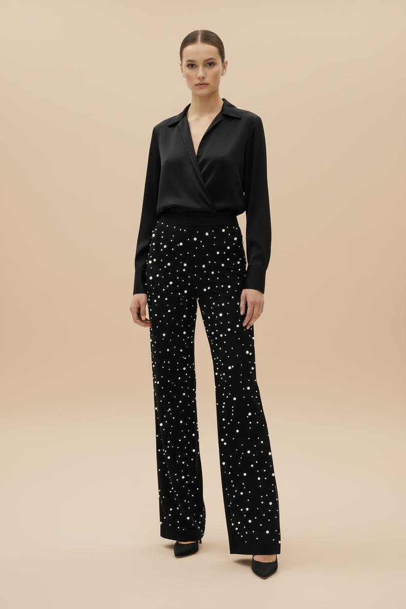 PEARL MESH PANTS