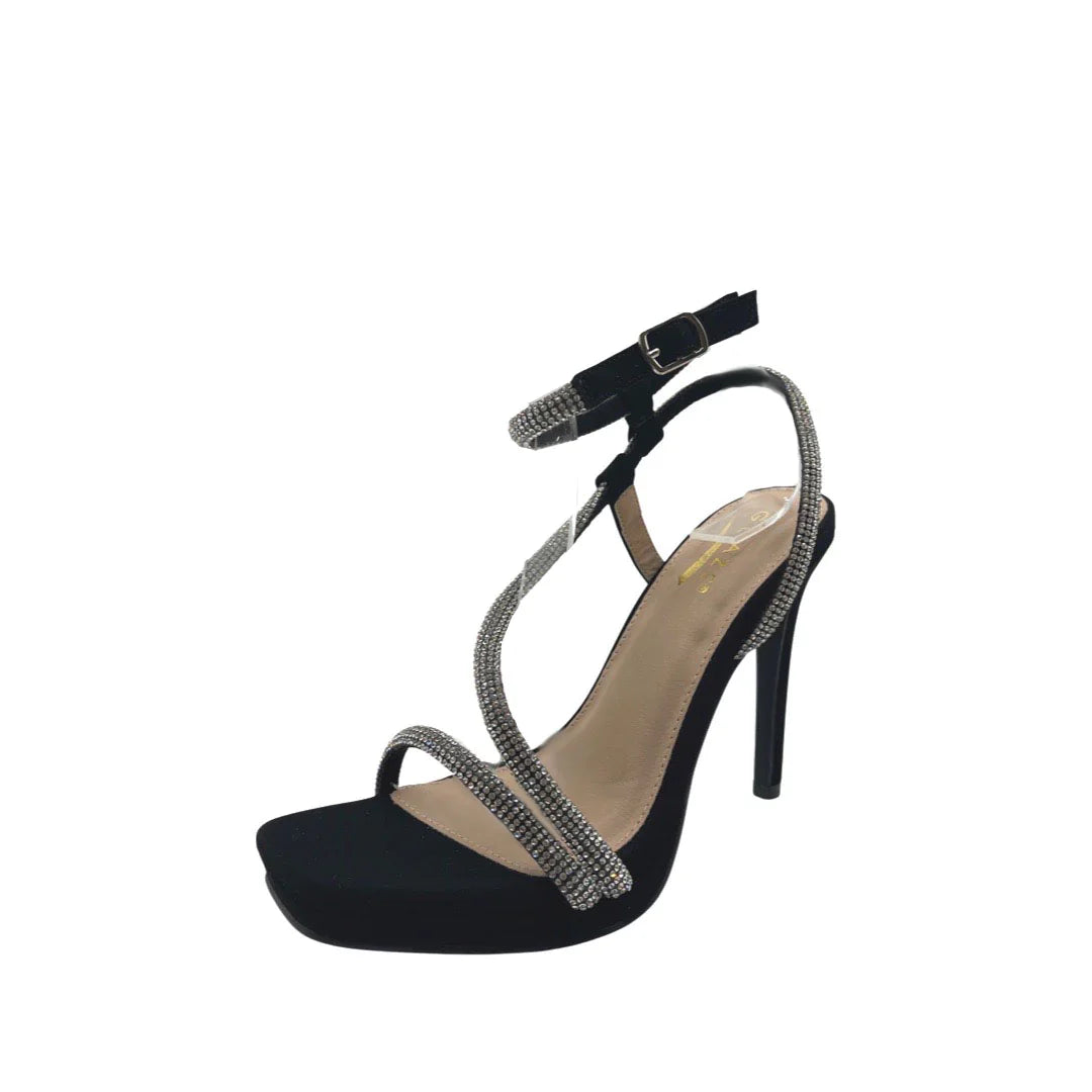 Rhinestone Stiletto Sandals