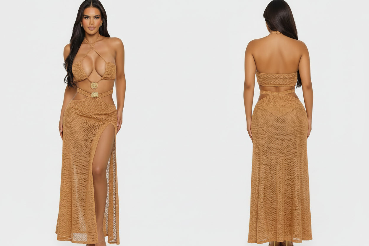 CROCHET MAXI DRESS