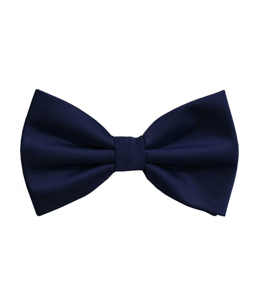 Solid Pre-Tied Bow Ties & Hankies