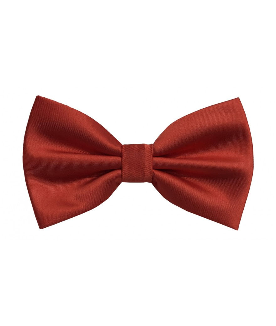 Solid Pre-Tied Bow Ties & Hankies