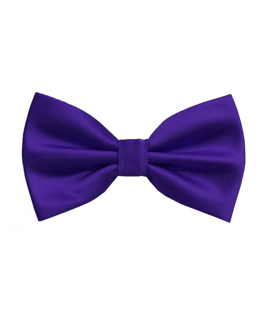 Solid Pre-Tied Bow Ties & Hankies