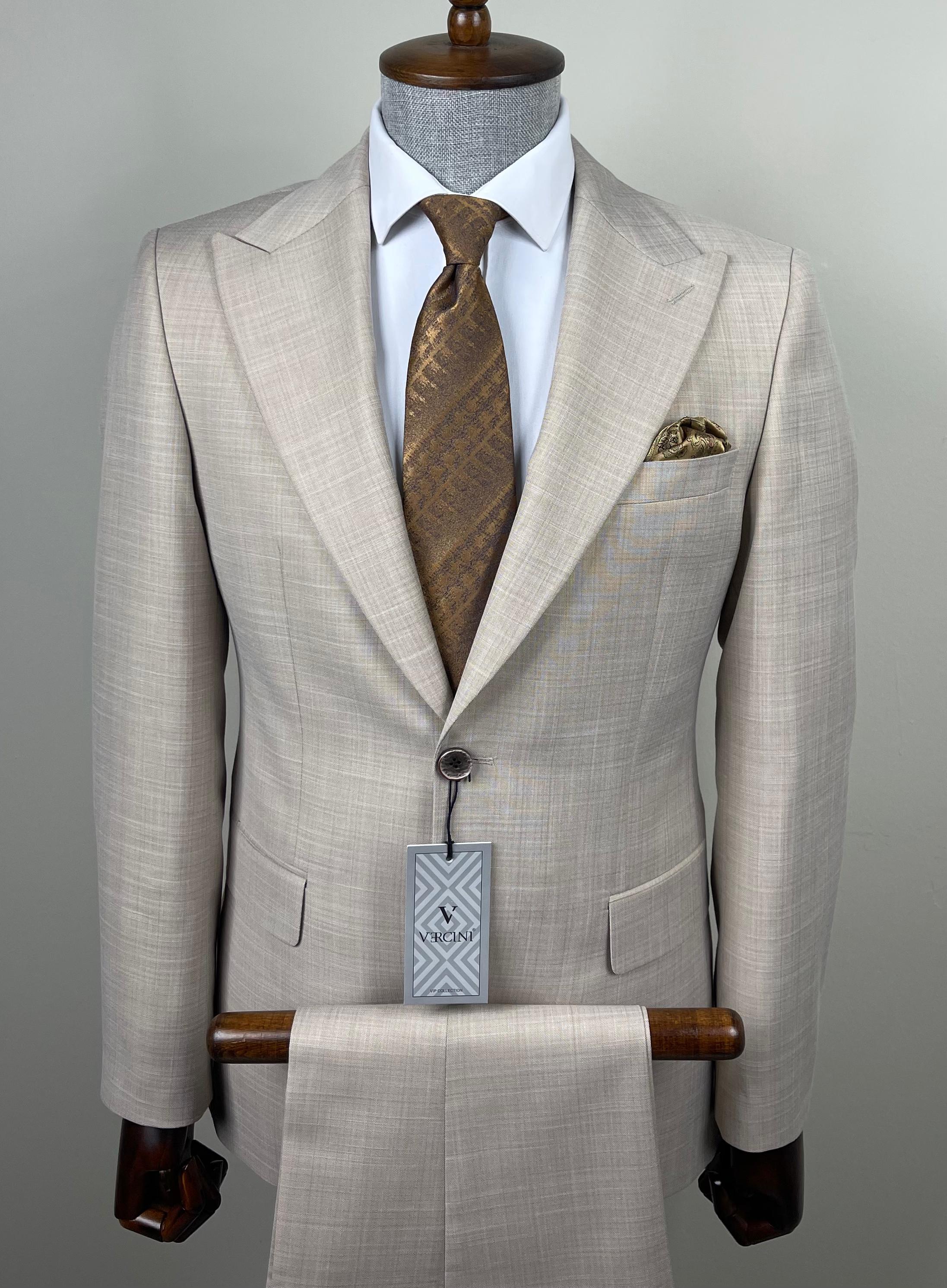 Vercini Filé Prestige Suit – Premium Textured Fabric