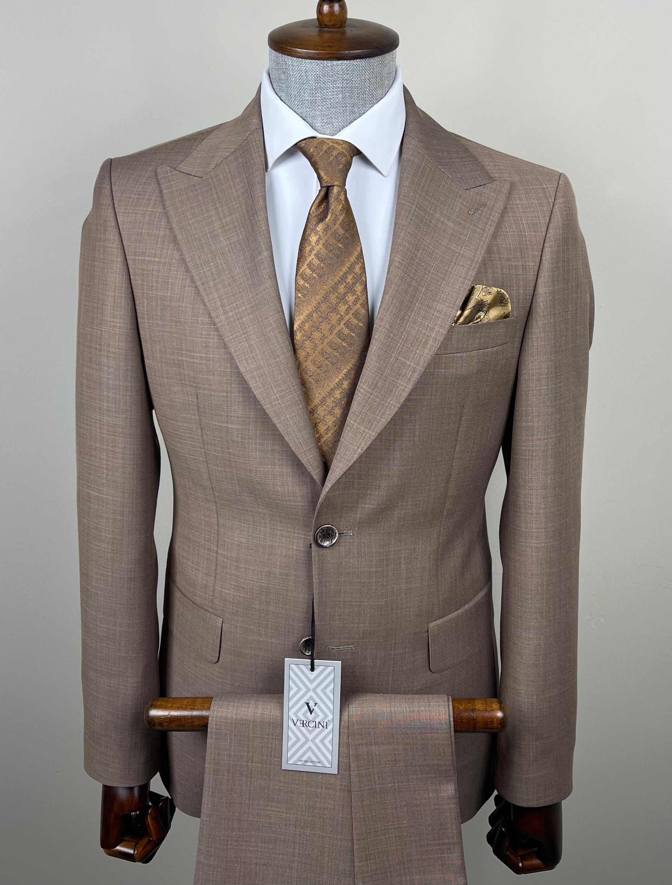 Vercini Filé Prestige Suit - Premium Textured Two-Piece