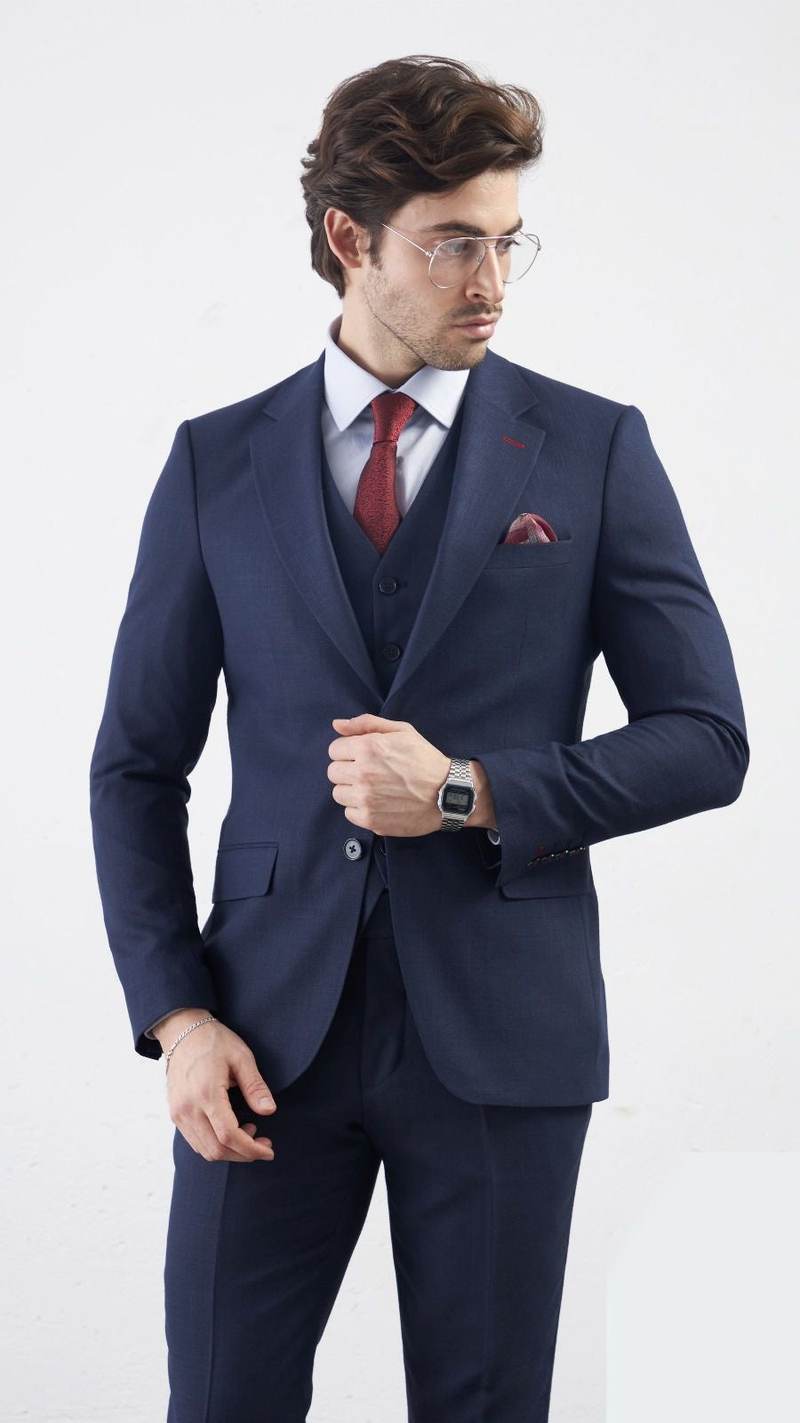Tailored for Success: A Modern 3-Piece Suit