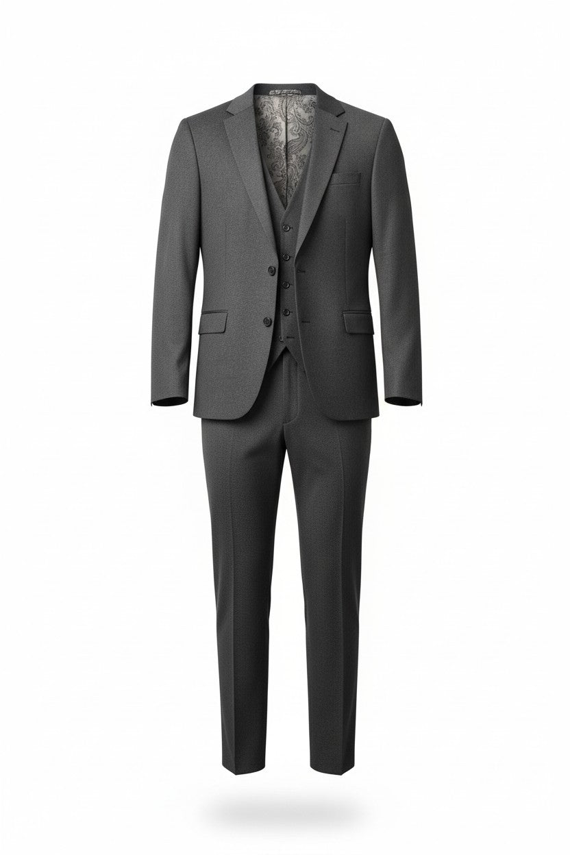Vercini Men's 3-Piece Slim Fit Suit - Modern Turkish Tailoring