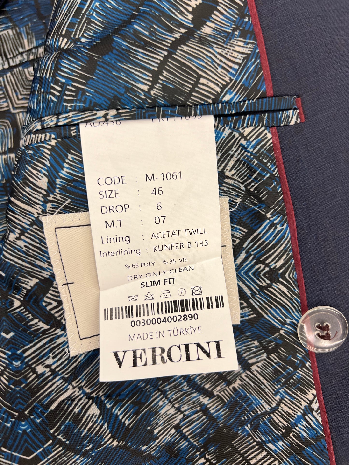 Vercini Double Breasted Suit
