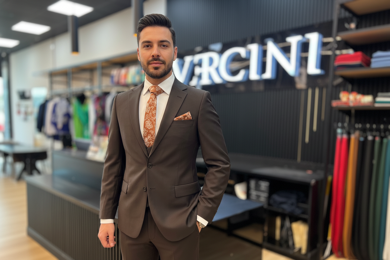 Classic Brown Suit – Timeless Elegance by Vercini